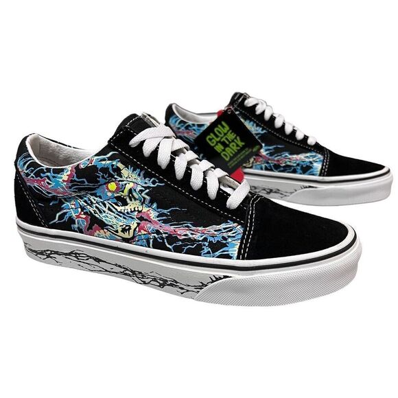 Vans Old Skool WMNS Zap Low Glow in the Dark Skull x House of